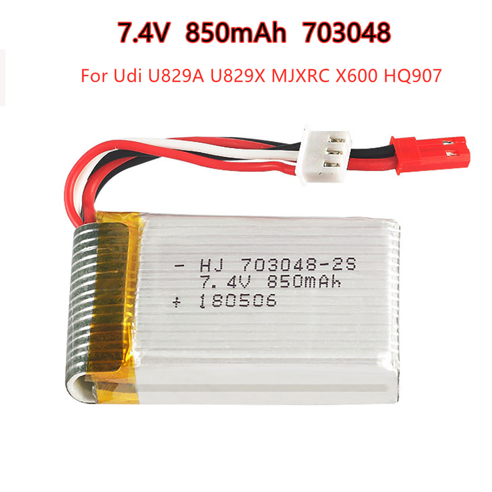 1-5pcs  2s 7.4V 850mAh 703048  - Rc Hobby Helicopter recension och pris