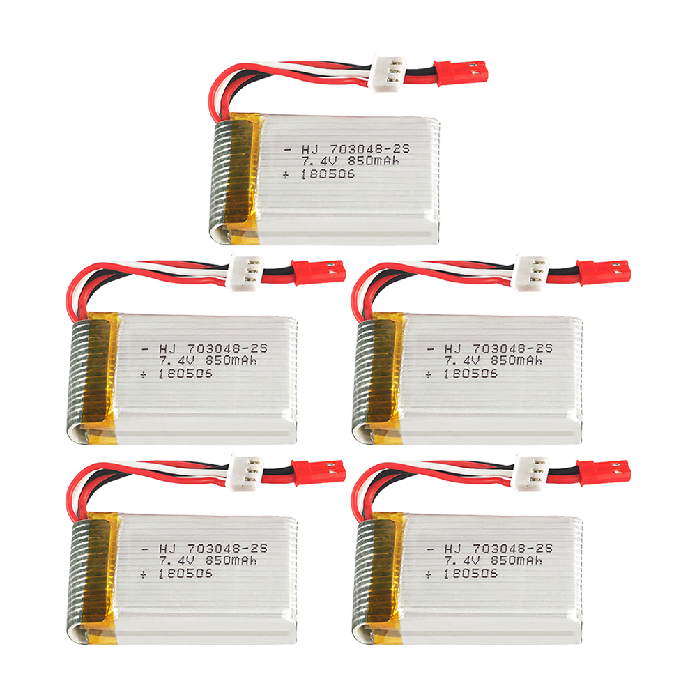 1-5pcs  2s 7.4V 850mAh 703048  - Rc Hobby Helicopter recension och pris