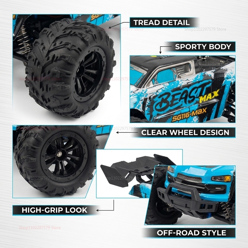 SG116‑MAX/PRO 4WD Remote Contr - Rc Hobby Lobby recension och pris