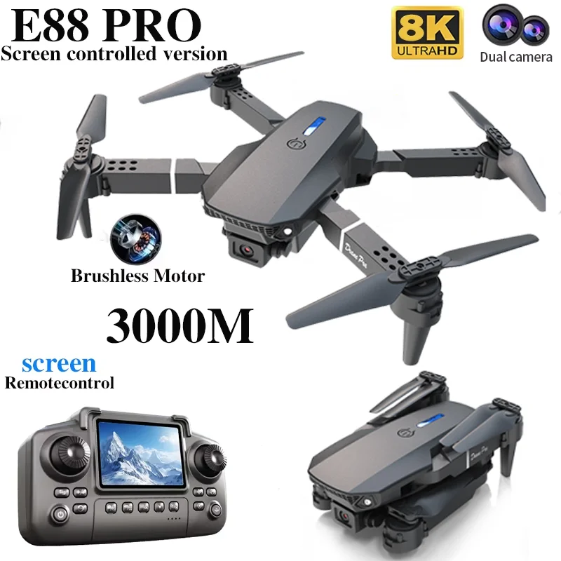 Professional E88 PRO Drone wit - Rc Hobby Helicopter recension och pris