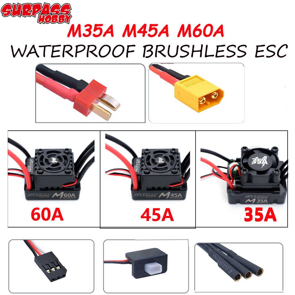 Surpass Hobby M35A 45A 60A 2-3 - Brushless Motor 3650 recension och pris