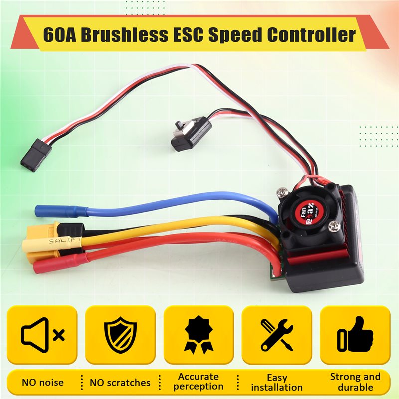 AINY-60A Brushless ESC Speed C - Brushless Motor 3650 recension och pris