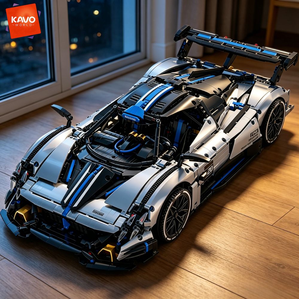 KAVOWORLD 3526pcs Silver Blue  - Rc Hobby Track recension och pris