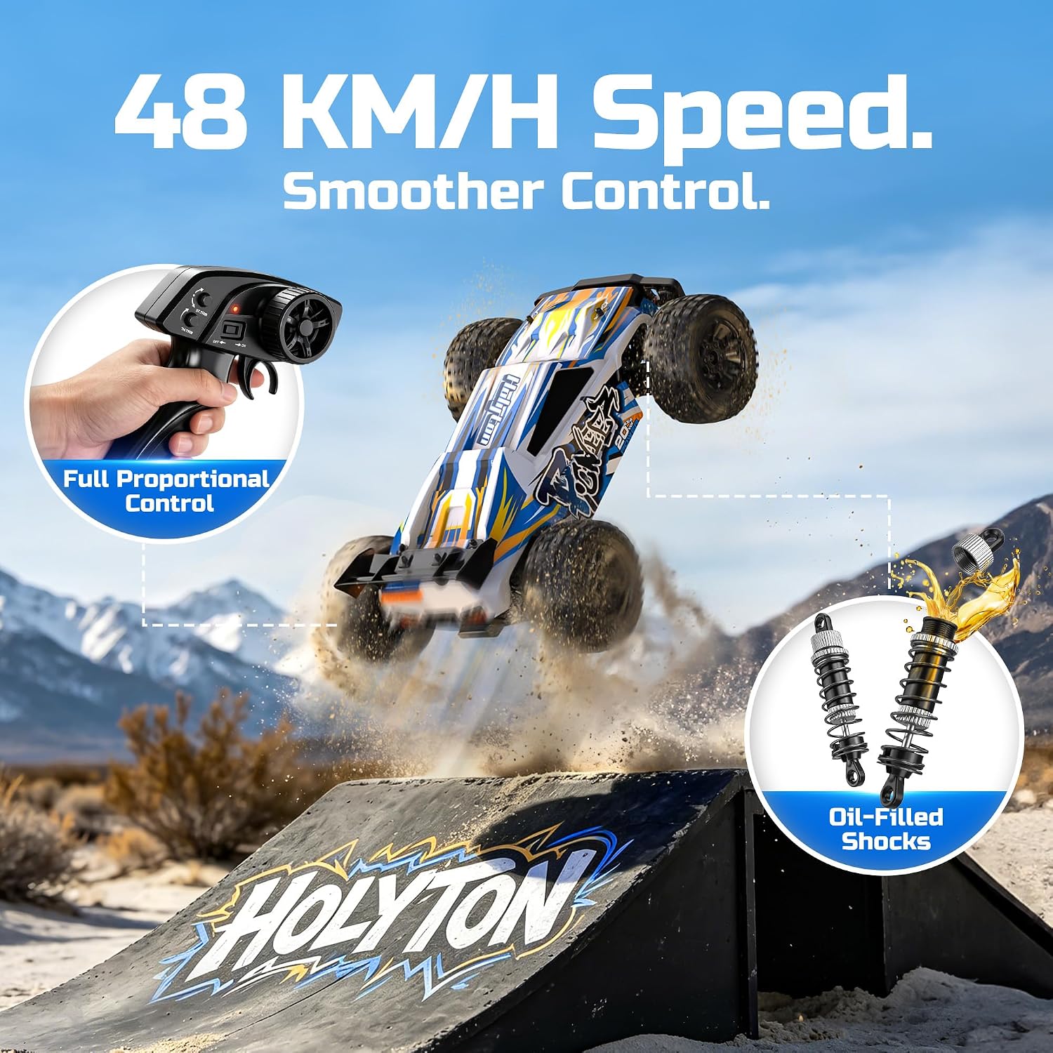 1:10 Large High Speed Remote C - Rc Hobby Monster Truck recension och pris