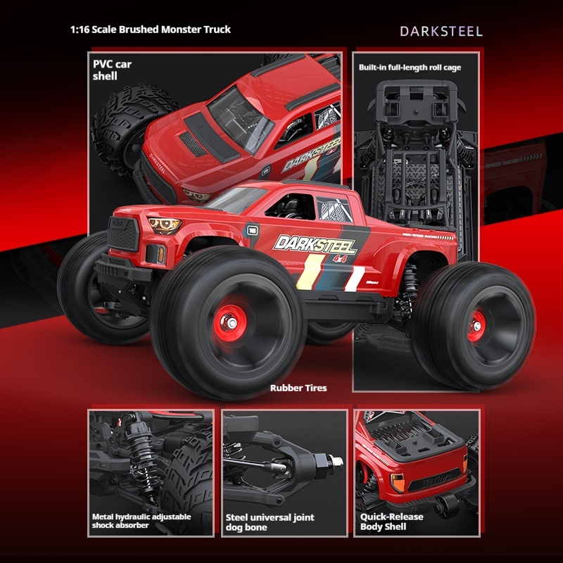 UDIRC UD1610PRO 1/16 RC BigWhe - Rc Hobby Monster Truck recension och pris