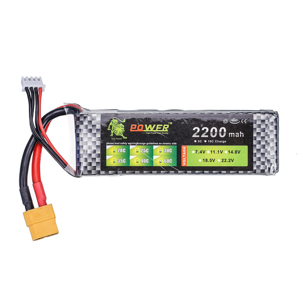 3S 11.1V 2200mAh 35C Lipo Batt - Rc Hobby Helicopter recension och pris