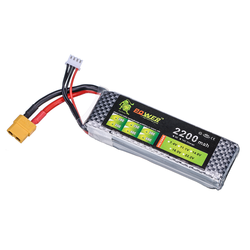 3S 11.1V 2200mAh 35C Lipo Batt - Rc Hobby Helicopter recension och pris