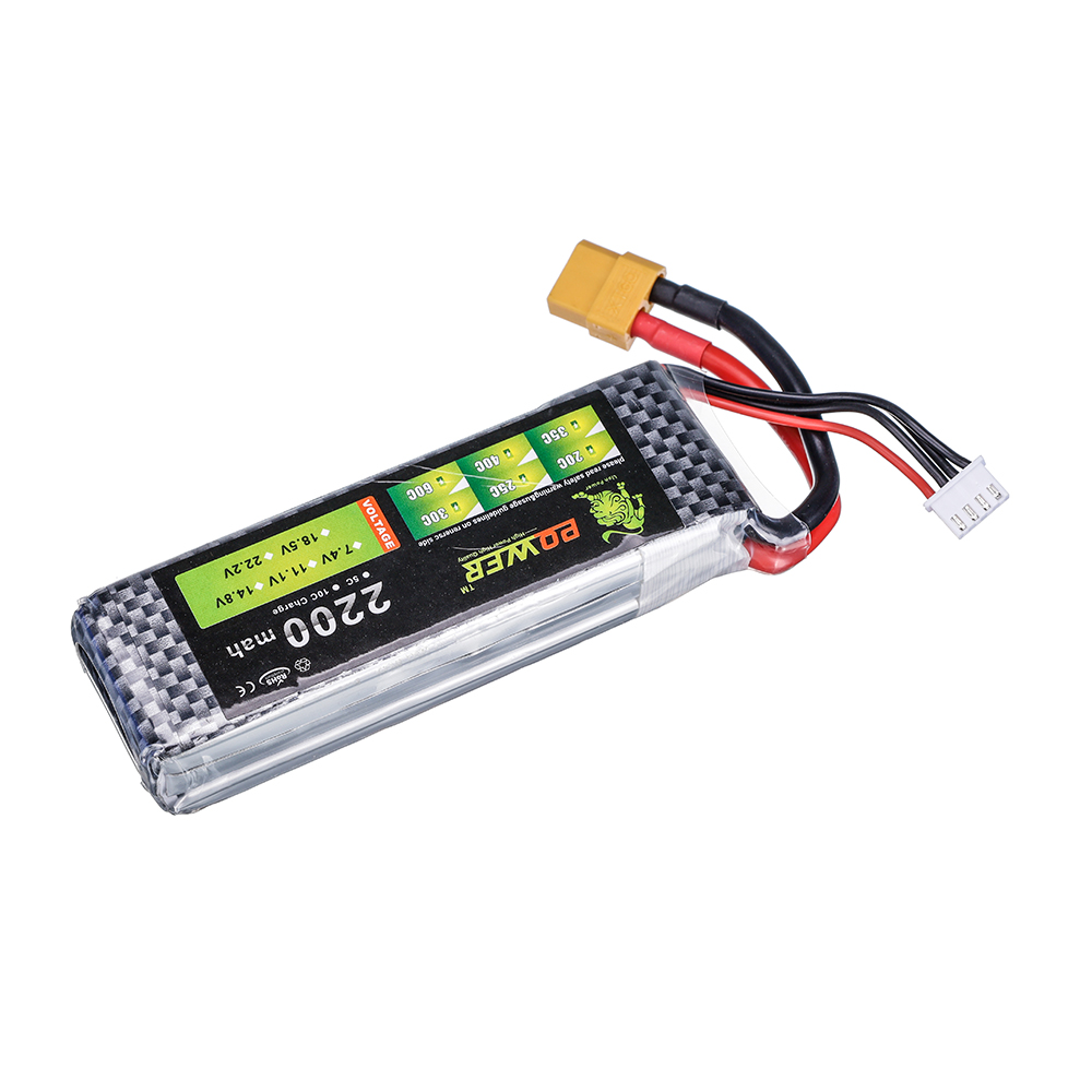 3S 11.1V 2200mAh 35C Lipo Batt - Rc Hobby Helicopter recension och pris