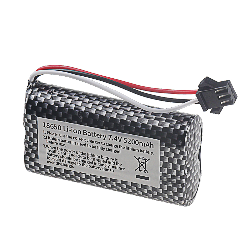 18650 Li-ion 7.4V 5200mAh Batt - Rc Hobby Usa recension och pris