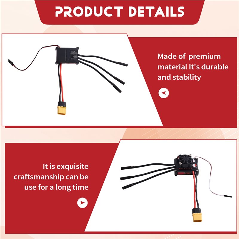 MACH-RC 75A Brushless ESC Elec - Brushless Motor 3650 recension och pris