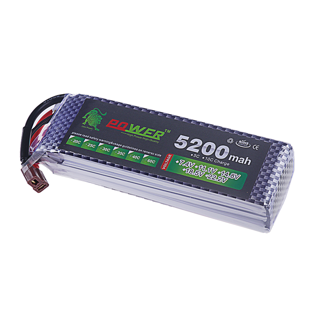 3S Lipo Battery 11.1V 5200mah  - Rc Hobby Helicopter recension och pris
